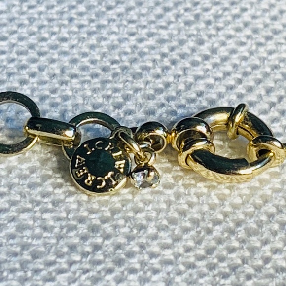 J. Crew Blue and Gold Necklace - Picture 2 of 3